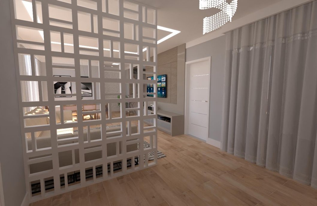 Projeto desenvolvido para sala e cozinha