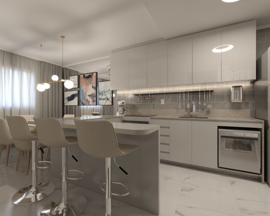 Living neutro e elegante