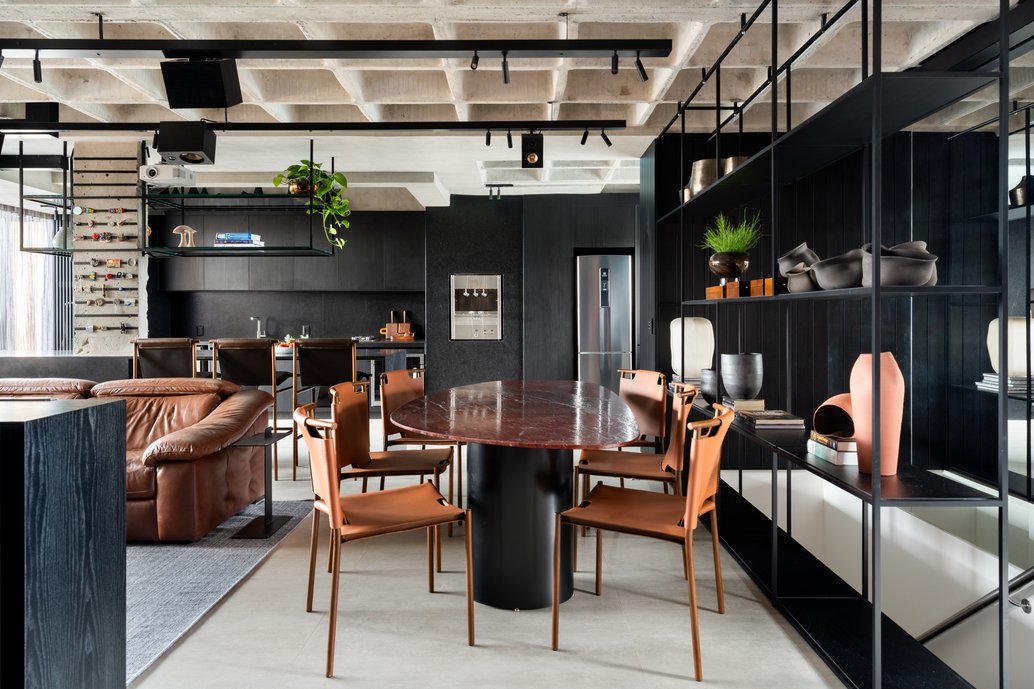 sala de estar/ sala de jantar/gourmet