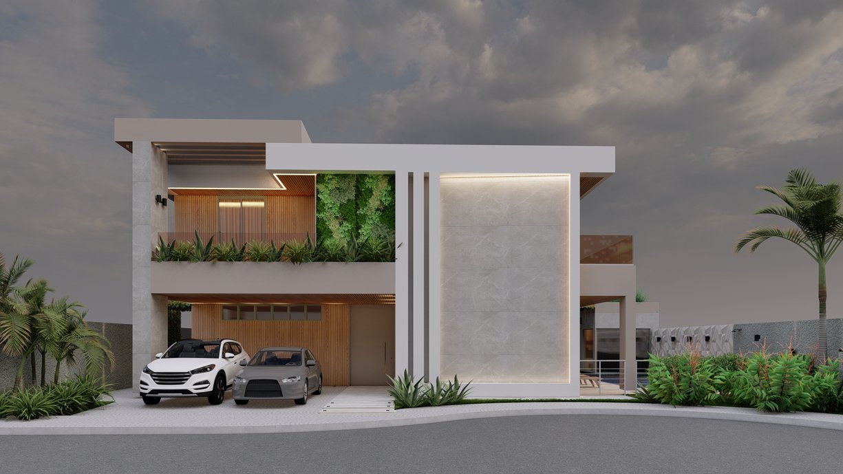 Fachada frontal.
#NaRevestircomArchtrends