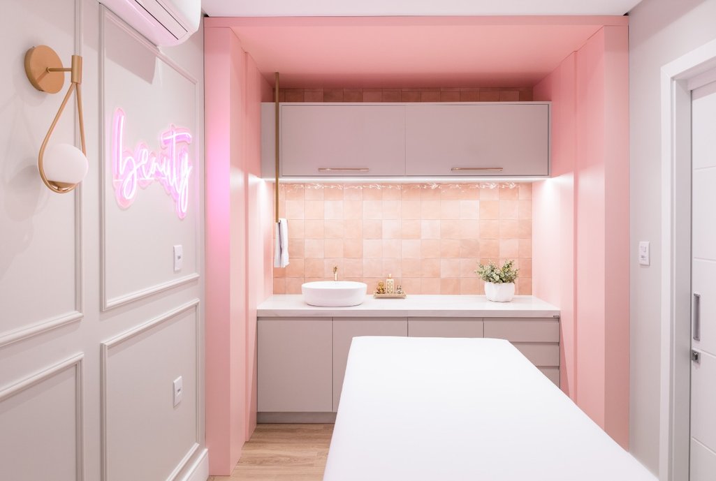 Ambiente rosa, pink, neon.