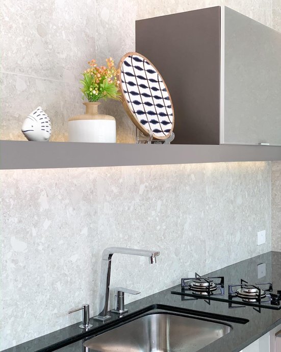 Reforma de área comum de ed. residencial - Espaço Gourmet / Bar da piscina
