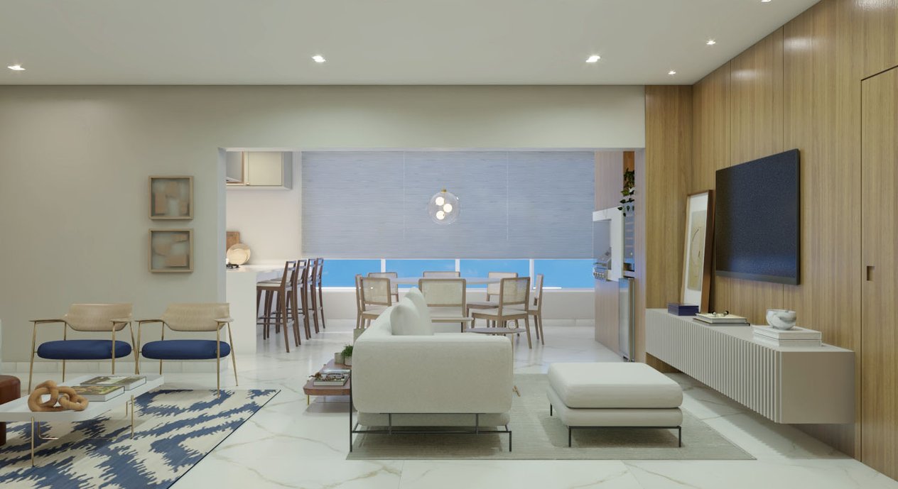 Sala de estar residencial