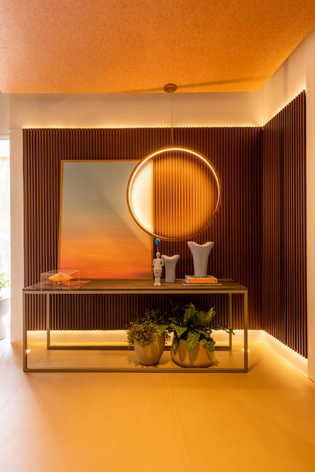 Living; aparador contemporâneo