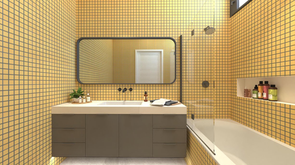 Banheiro amarelo