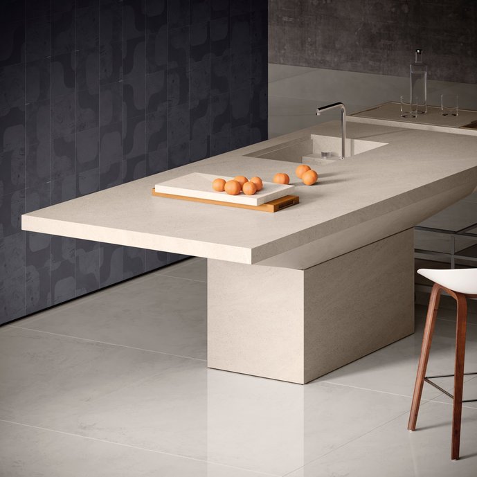 A²TO - COZINHA ALEX ATALA: A²TO - COZINHA ALEX ATALA: bancada de porcelanato