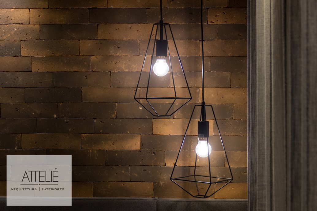 Quarto masculino, estilo industrial, com personalidade e estilo.