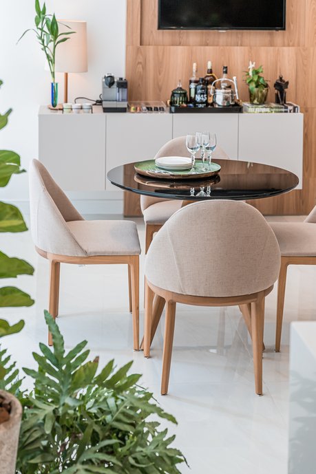 ambiente para um drink e café