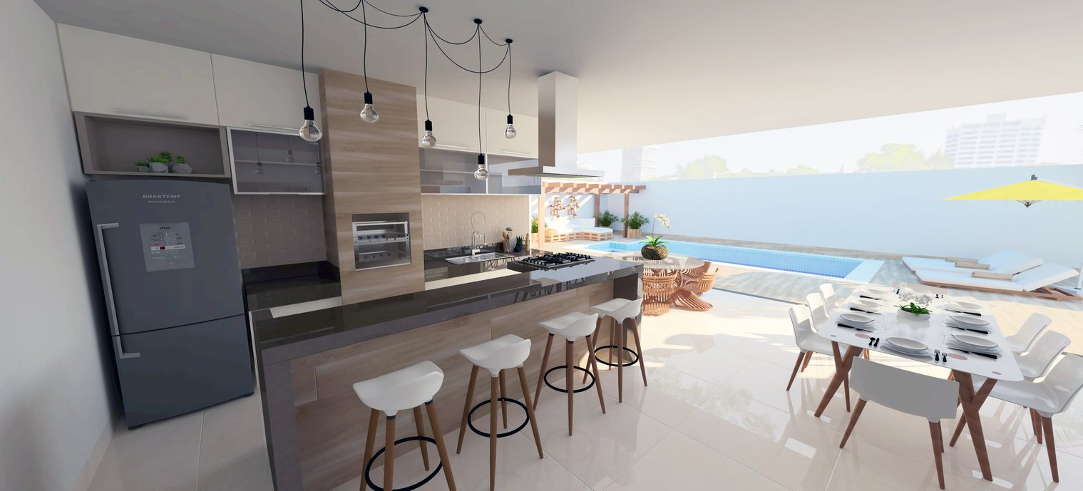 Área Gourmet - Cliente Fábio - Projetista Sofia