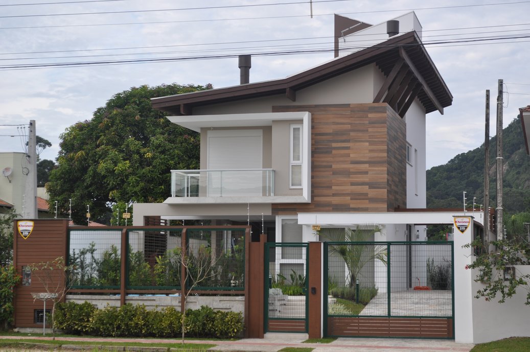 Fachadas da residência