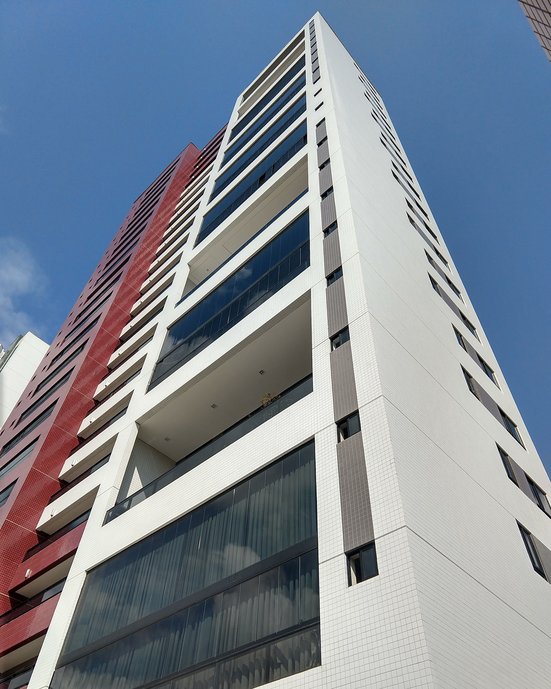 Fachada externa dos apartamentos duplex