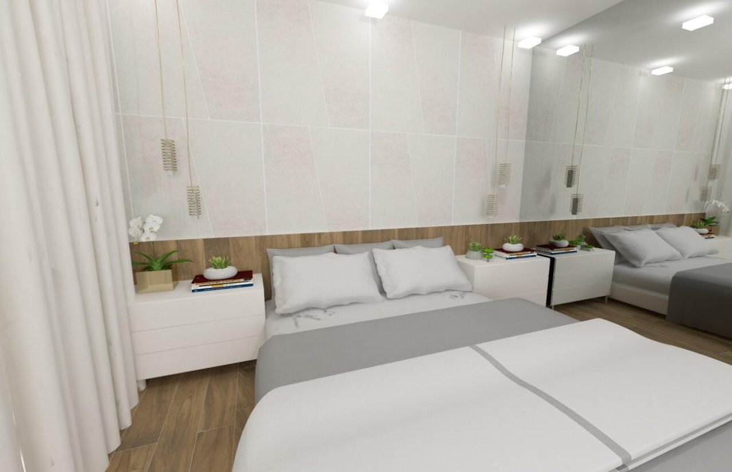 Dormitório com Platz Berliner Weiss