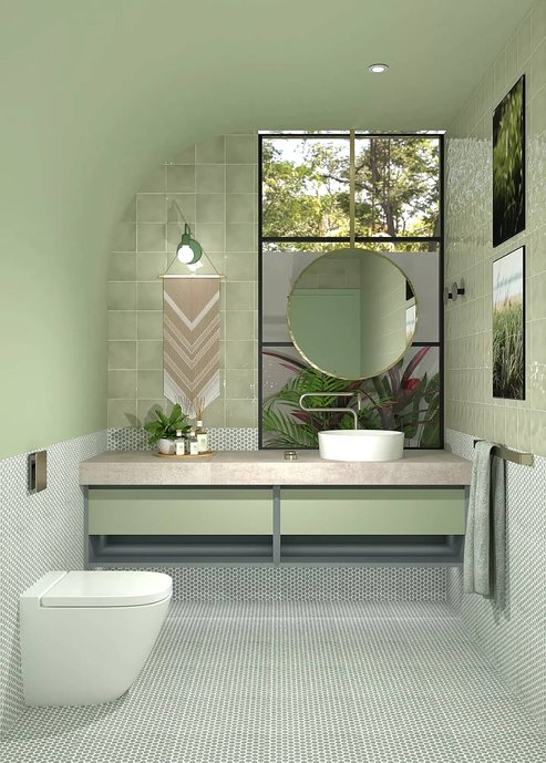 Lavabo Monocromático
