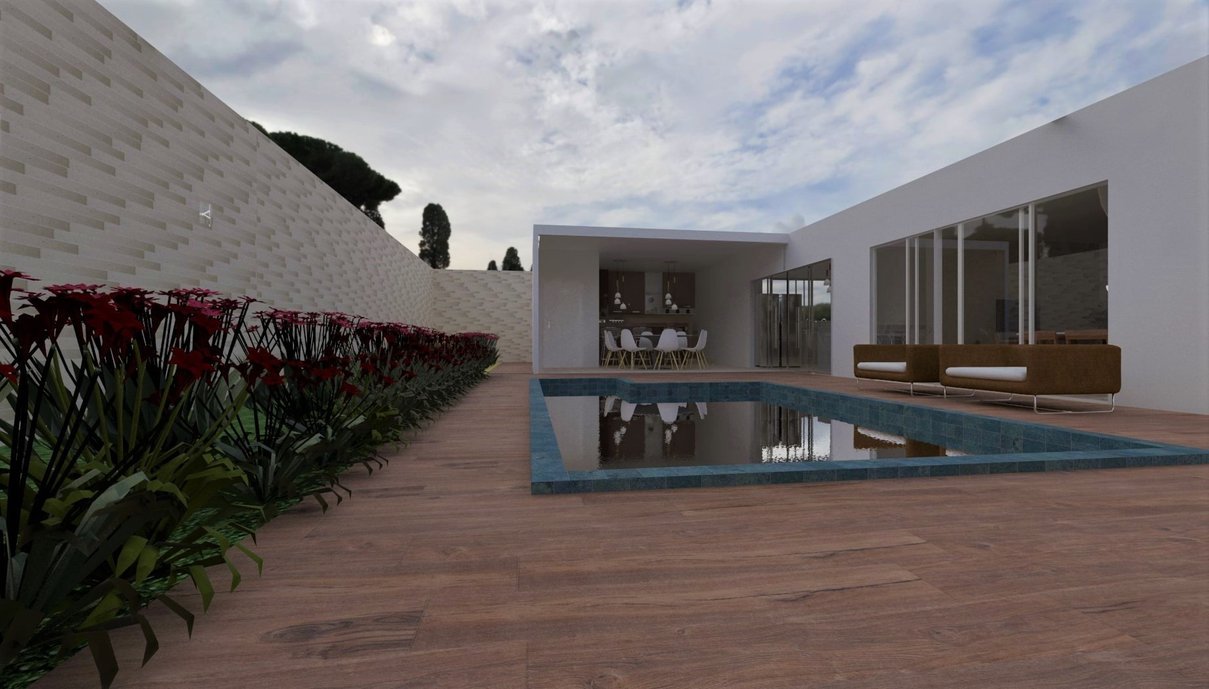 Área Externa e Piscina 