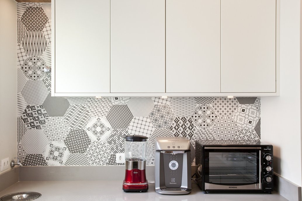 Cozinha ampla e clean