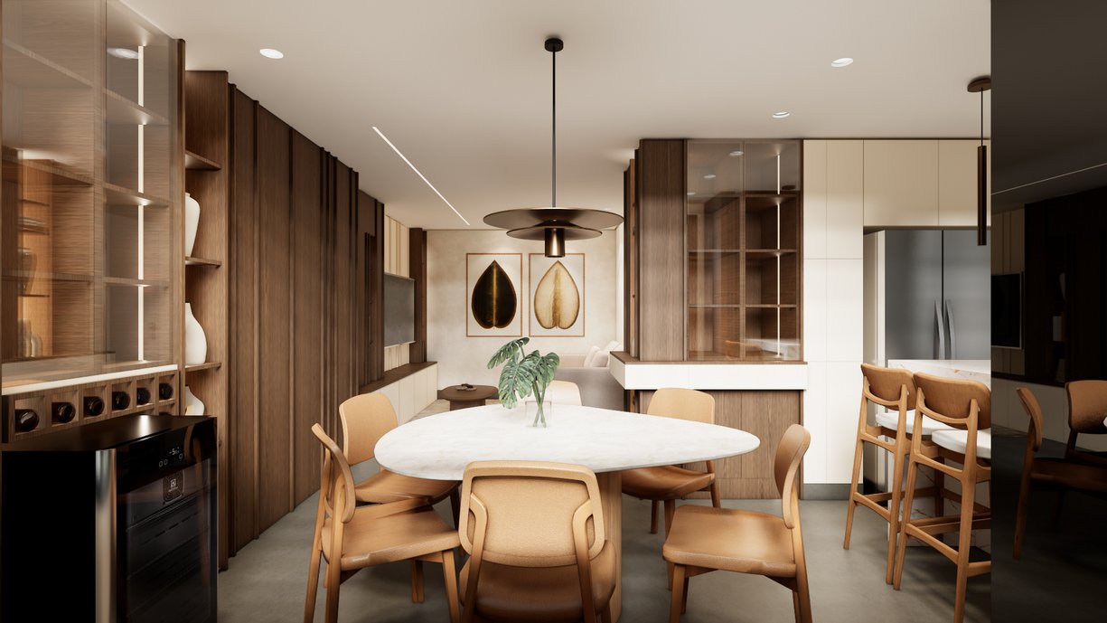 Projeto de interiores Apê completo 