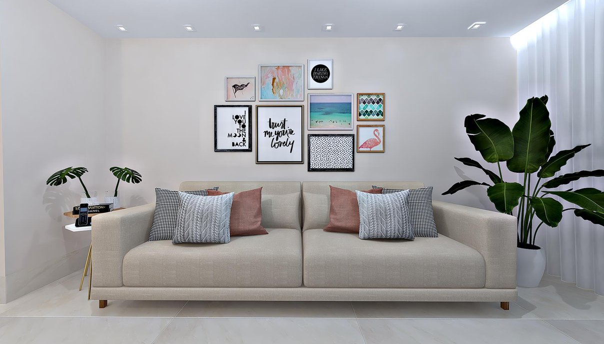 Investir em itens como quadros
