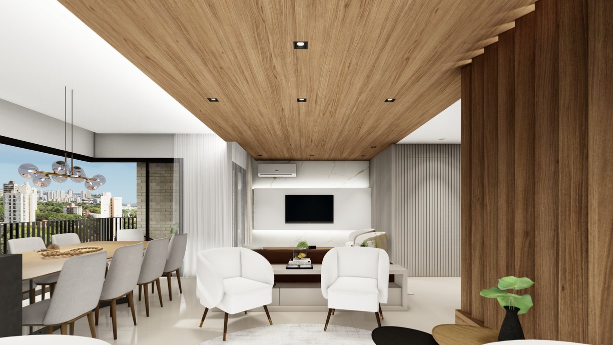 Projeto de Interiores - Sala de TV