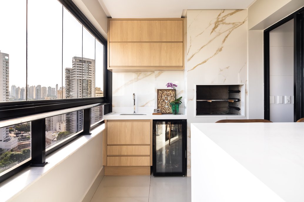 Varanda gourmet do Apartamento D Z.
