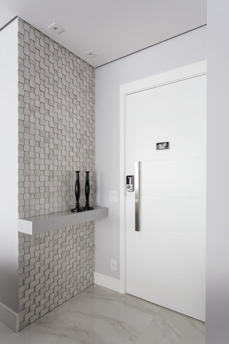 Parede em Mosaico de Porcelanato 
