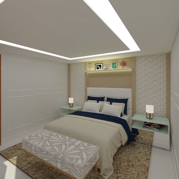 Perspectiva interna - quarto casal
