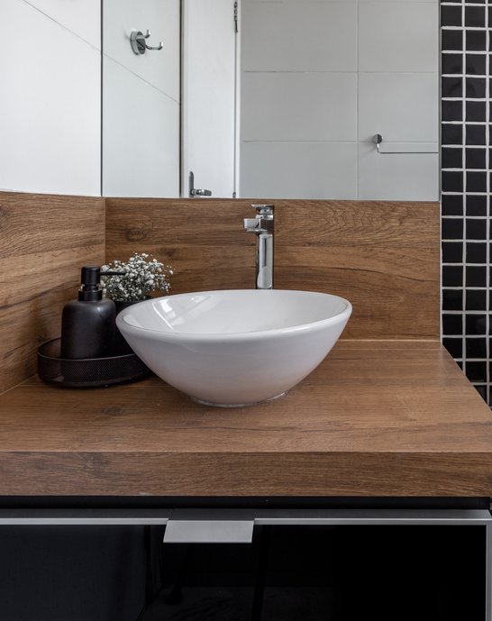 Bancada em porcelanato