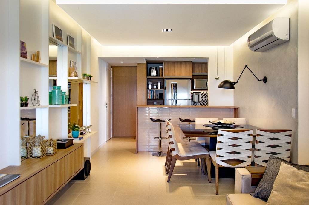 Living e Cozinha integrados