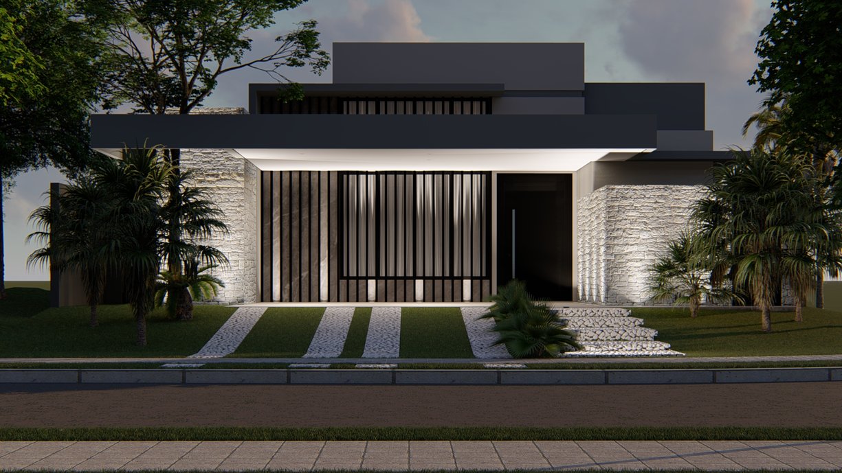 Projeto residencial aprovado para execução em Araçatuba - SP