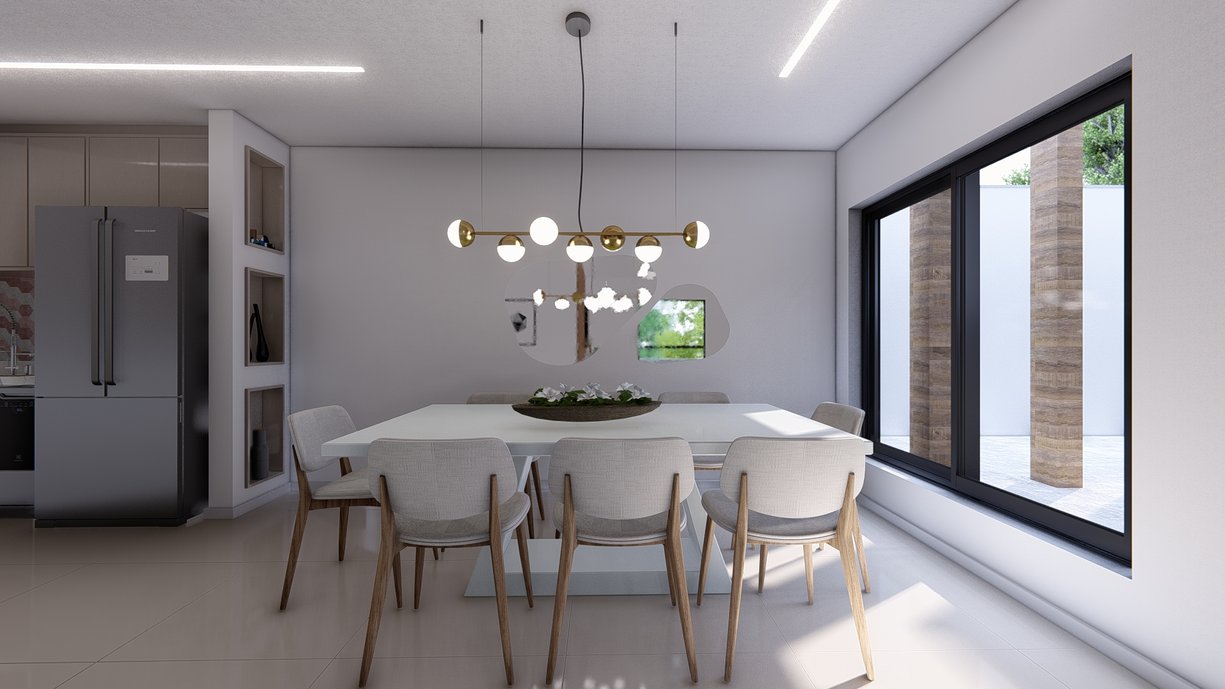 Sala de jantar e cozinha - Lírio dos Vales
