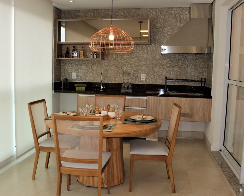 Apto Union Mooca - Revestimentos escolhidos: Mos Amazon Pupunha 60x60 e piso Paille St Laurent 20x120