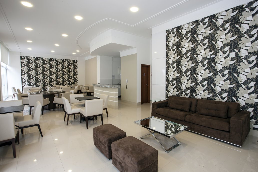 Espaço em condomínio residencial destinado a encontros e festas.