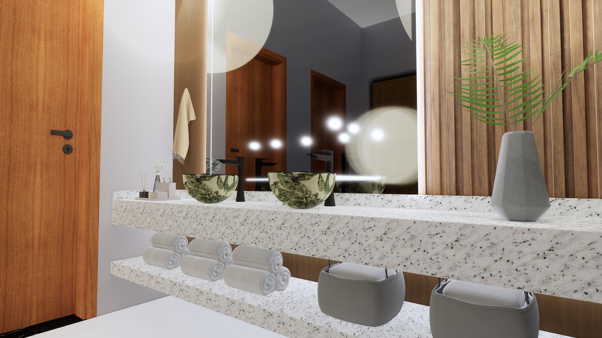 Lavabo residencial.
