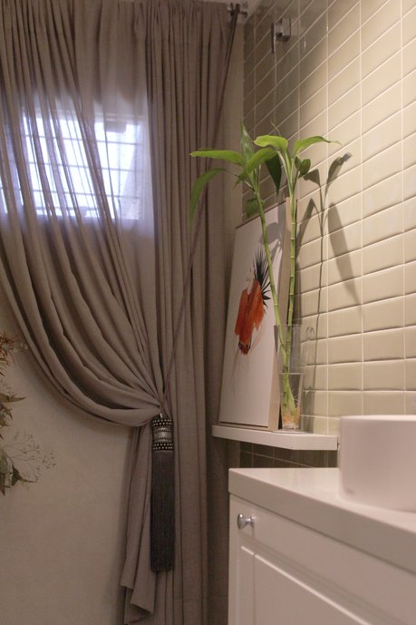 Aplicação da linha liverpool em lavabo