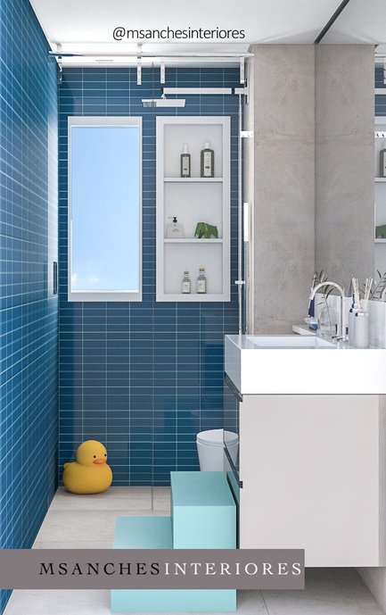 O azulejo metrô ou subway tile ganhou esse nome justamente por ser o revestimento mais utilizado em estações de metrô de cidades como Nova Iorque e outras mundo afora. Acerte na tendência com esse novo item decorativo, a proposta fica incrível, principalmente em ambiente molhado como banheiro e cozinha, ideal para instalar os azulejos por ser um revestimento frio. Mas, dependendo da proposta, é bem-vindo em salas e dormitórios se acompanhado de elementos mais ?quentes? deixando-os bem aconchegantes. #revestimentometro #banheiroinfantil #liverpoolportobello #nichosdecorativos #banheiro #porcelanatocimenticio #banheiroinfantil #deusébomotempotodo #otempotododeusébom