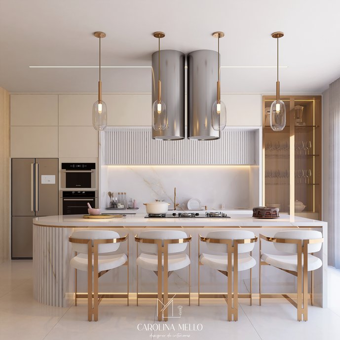 Cozinha Essence
Já se imaginou cozinhando pratos incríveis nessa bancada luxuosa e funcional?
