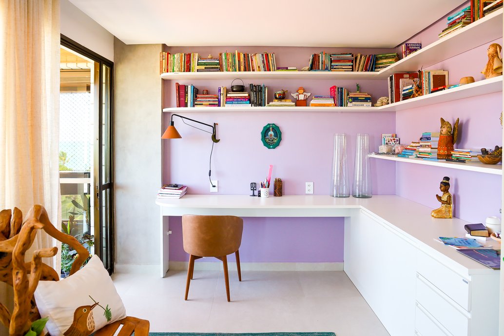 Ateliê e espaço de leitura