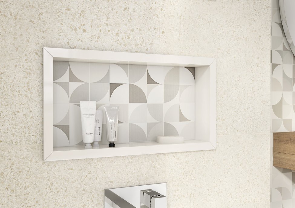 Frame Nicho Full Decor White Pol Jackie Art 36x66