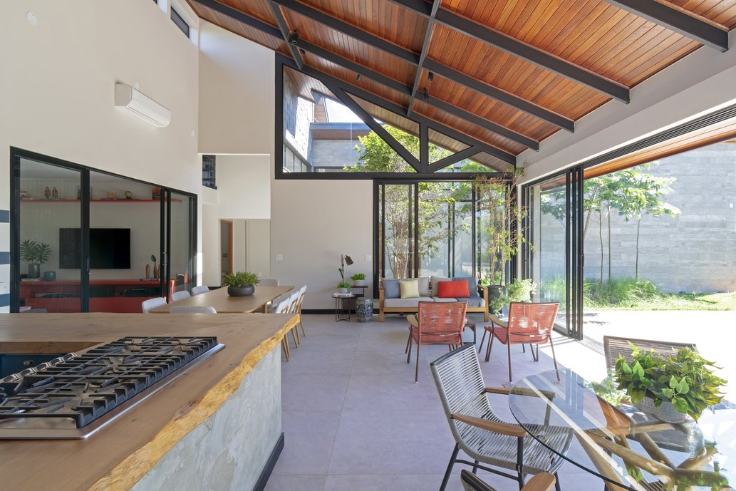 sala e cozinha gourmet