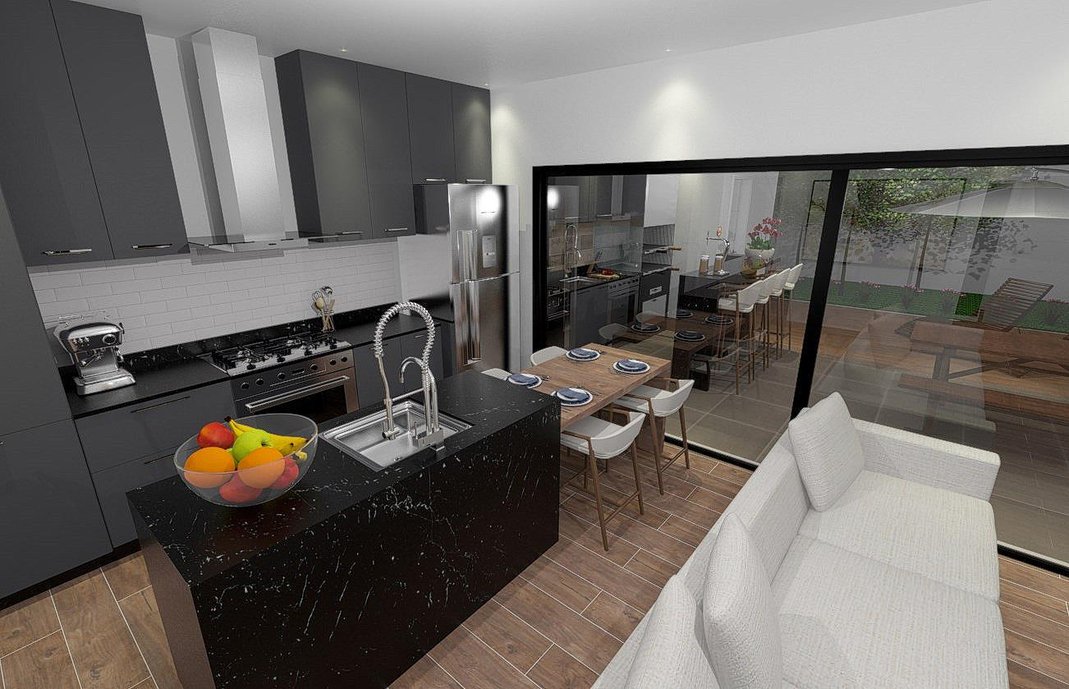 Cozinha e Sala 