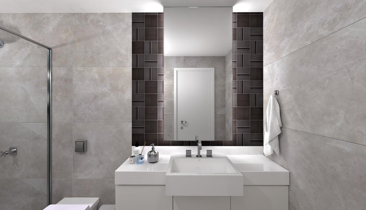 WC elegante e masculino