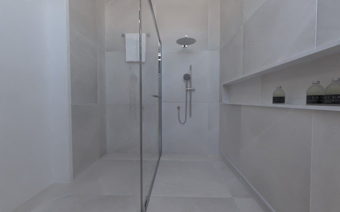 Integração entre um banheiro masculino e feminino. Projeto criado minunciosamente , para compor um ambiente moderno, aconchegante e inovador.