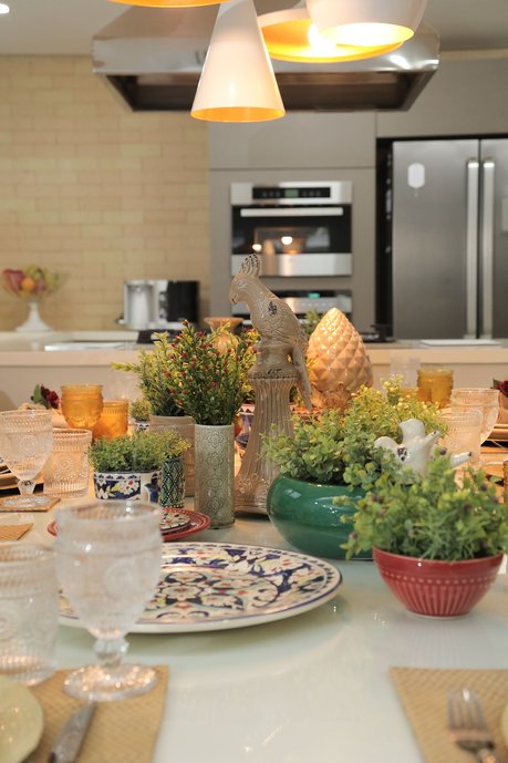 Decoração mesa de jantar