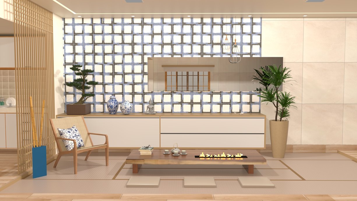 Ambiente virtual oriental 