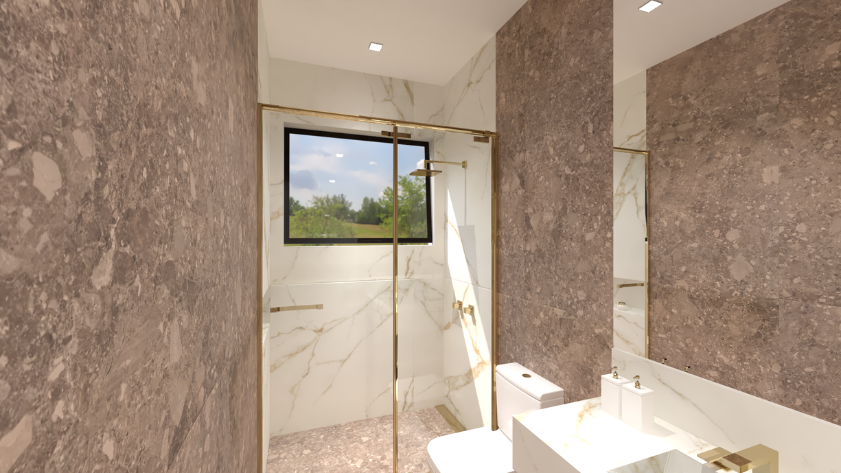 PIETRA LOMBARDA SÉPIA 90X90 NAT / ORO BIANCO 90X90 POL