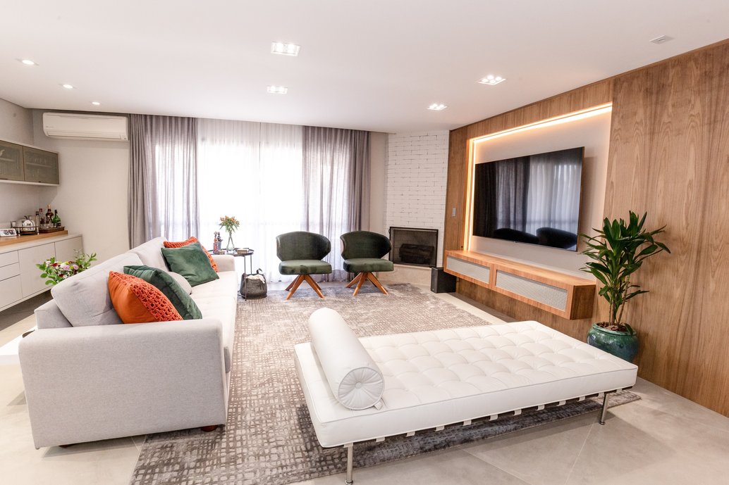 Sala de estar e TV