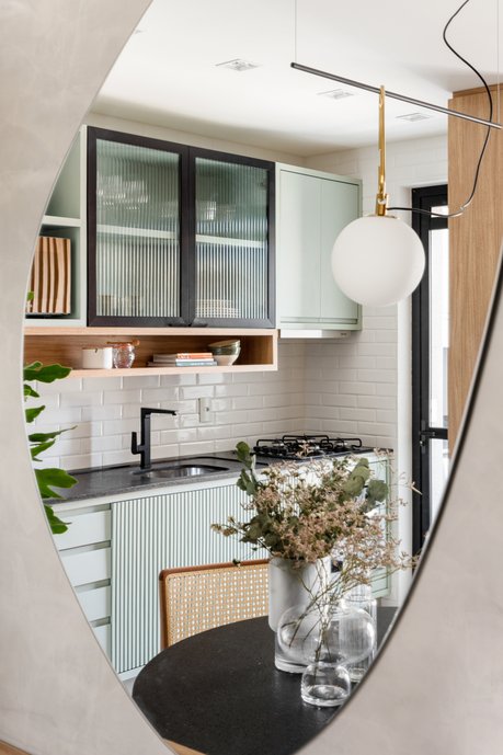 Cozinha apartamento decorado empreendimento Vivendas Home Club - Supera Urbanismo