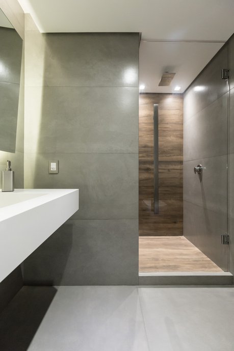 PAREDES Porcelanato retificado Portobello Danton Noir 120x60cm
??PISO E PAREDE BOX: Porcelanato retificado Portobello Imbuia Clara 120x20cm