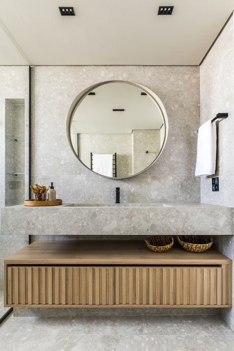 bancada de porcelanato 