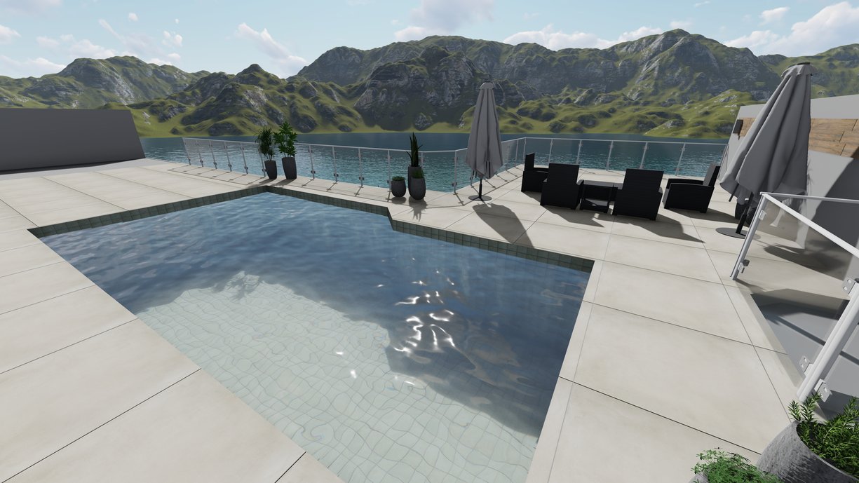 Projeto 3D piscina