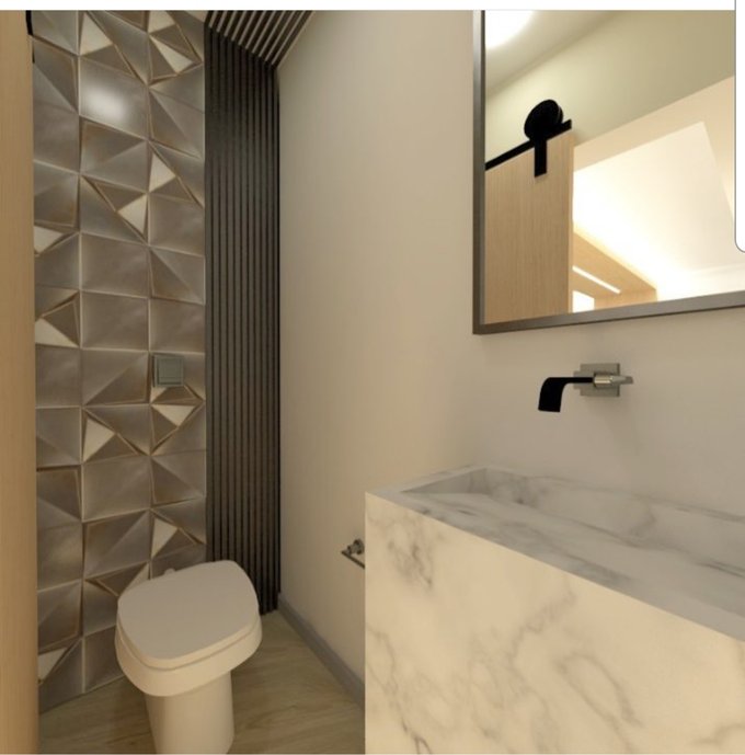 Projeto lindo de um Lavabo